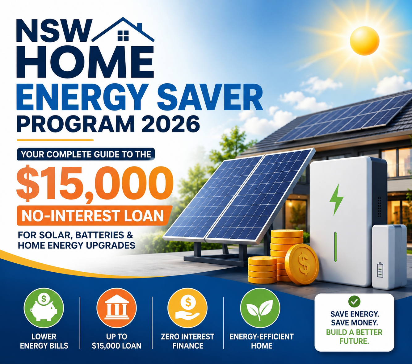 Australian home with rooftop solar panels
